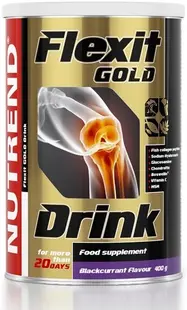 Flexit Drink Gold, coacăze negre, 400 g, Nutrend