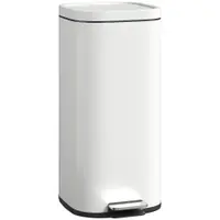HOMCOM Coș de gunoi pentru bucătărie 30 L, cu pedală și capac, funcție soft-close și menținere deschisă pentru bucătărie, acasă | Aosom Romania