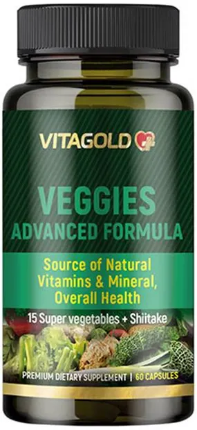 Formula Avansată Veggies, 60 capsule, Vitagold