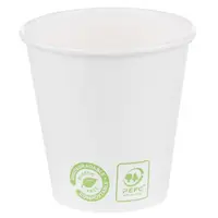 Pahare din Carton, 220 ml, Biodegradabile, Albe, 25 Bucati