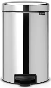 Coș de gunoi Brabantia - NewIcon, 12 l, Metallic, Brilliant Steel