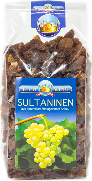 Stafide organice, 250 g, Bio King