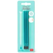 Set 3 rezerve pix cu gel, turcoaz, Erasable Pen, Legami