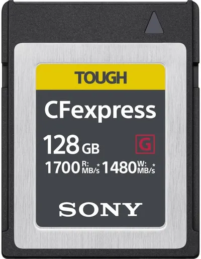 Card de memorie Sony - Tough CFexpress CEB-G, 128GB, negru