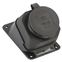 RBu13-1-0m priza with a protective cover angled pentru walls OMEGA IP44
