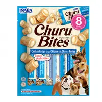 Recompense pentru caini Churu Bites cu pui branza 8 buc x 12 gr