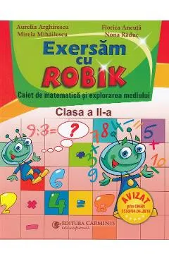 Matematica - Clasa 2 - Caiet . Exersam cu Robik