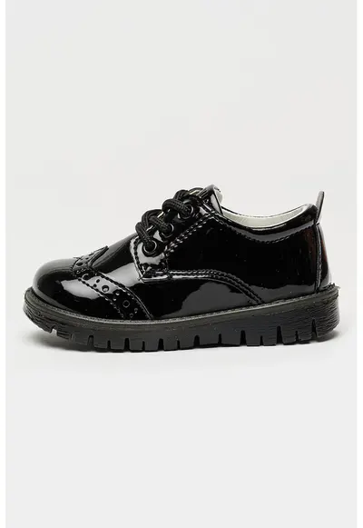 Pantofi de piele lacuita Vernice - Negru