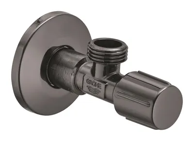 Robinet cu ventil, Grohe Angle valve 1/2" x 1/2", hard graphite, antracit lucios
