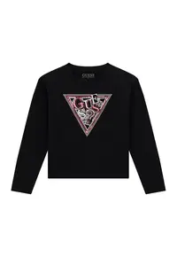 Bluza cu paiete - Negru/Roz deschis