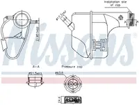 Vas expansiune racire (cu priza) potrivit DAEWOO MATIZ 09.98-