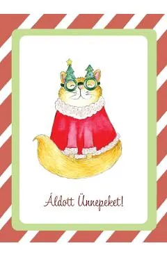 Felicitare: Bob cu ochelari. Aldott unnepeket!