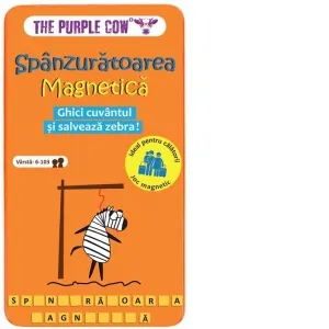 Spanzuratoarea Magnetica. Ghici cuvantul si salveaza zebra!