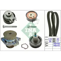Set pompa apa+curea dintata INA 530 0538 30