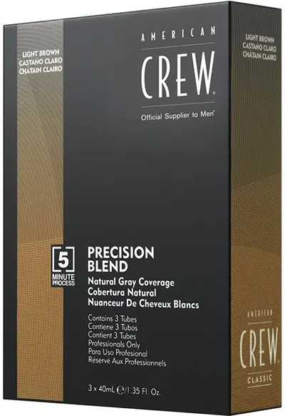 American Crew Vopsea de par, tonuri naturale, 3 x 40 ml