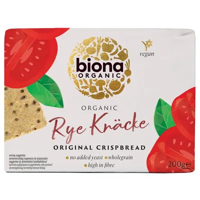 Crispbread din secara integrala bio 200g Biona