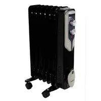 Calorifer electric Floria, 1500 W, 7 elementi, Negru / ZLN 3642 Engros