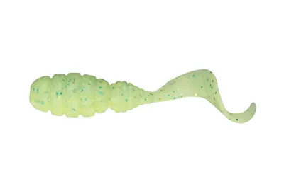 Vierme Jackall Goodmeal Grub 1,5 Inch Hot Lime/glow Chartreuse 8 Buc / Plic