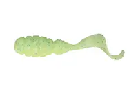 Vierme Jackall Goodmeal Grub 1,5 Inch Hot Lime/glow Chartreuse 8 Buc / Plic