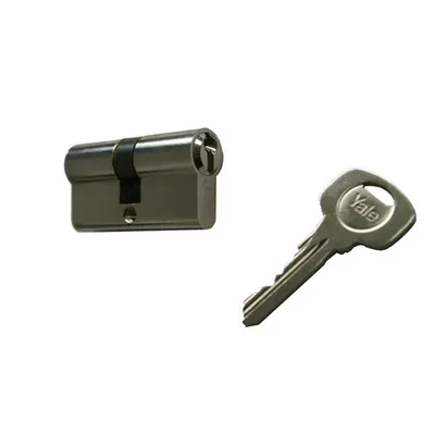 Cilindru de siguranta Standard Yale 500 A 01 FN 45X45, 3 chei, 5 pini, nichel