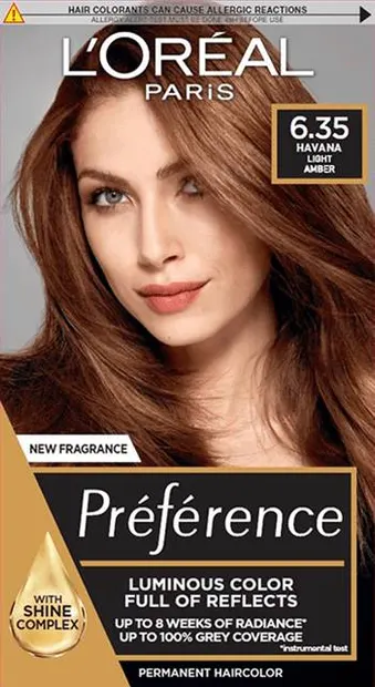 L'Oréal Préférence Vopsea de păr , 6.35 Havana