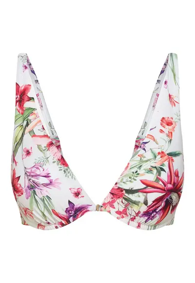 Sutien de baie push-up Lagoon Alb crem - Alb