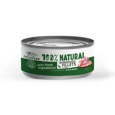 Conserva pentru pisici Fresh Farm Schredded Fillets cu mistret 70 gr