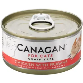 Canagan Cat, Pui si Creveti, 75 g
