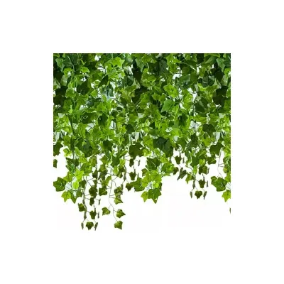 Ghirlanda iedera artificiala decorativa, 12 siruri, lungime 25.2 m, verde