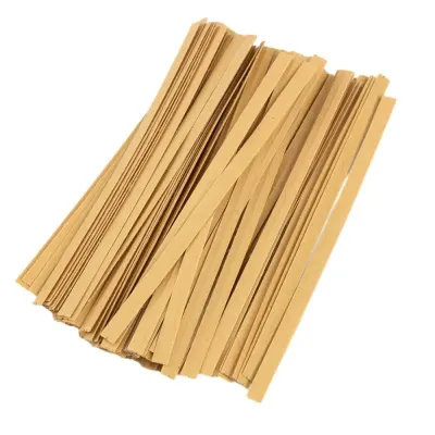 Legături hartie 9cm - Kraft (set 1000 buc) - Default Title