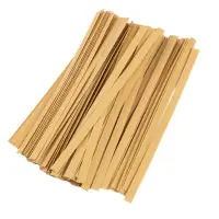 Legături hartie 9cm - Kraft (set 1000 buc) - Default Title