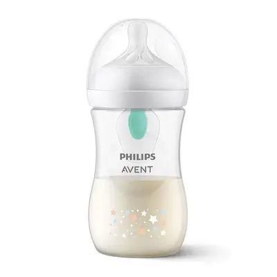 Biberon Avent Natural Response Airfree 3.0, 260 ml, stelute si ursulet, o luna+