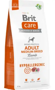 Brit Care Dog Hypoallergenic Adult Medium Breed Miel - 3-kg,