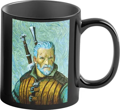 Cană cu efect termic Good Loot Games: The Witcher - Geralt van Gogh