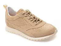 Pantofi sport GEOX bej, D65YPA, din piele intoarsa