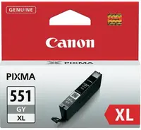 Cartuș de cerneală Canon - CLI-551XL GY, pentru PIXMA IP 7250, Grey