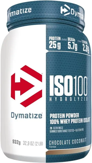 ISO 100, chocolate peanut, 932 g, Dymatize