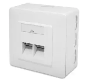 Priza Perete RJ-45 Digitus DN-9006-N, CAT.6 (Alb)