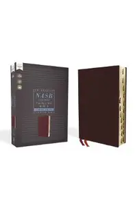 Nasb, Thinline Bible, Large Print, Bonded Leather, Burgundy, Red Letter Edition, 1995 Text, Thumb Indexed, Comfort Print
