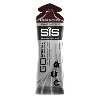 Gel energizant espresso dublu Go Energy Caffeine, 60ml, SiS