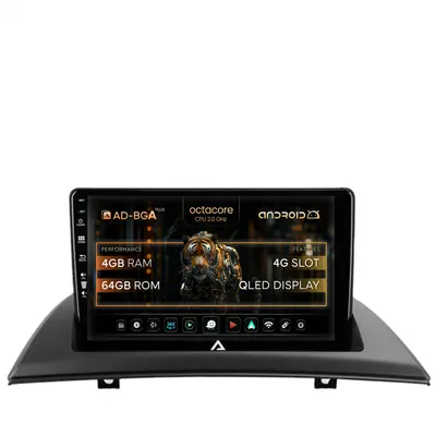 Navigatie BMW X3 E83 (2003-2010), Android, A-Octacore 4GB RAM + 64GB ROM, 9 Inch - AD-BGA9004+AD-BGRKIT395