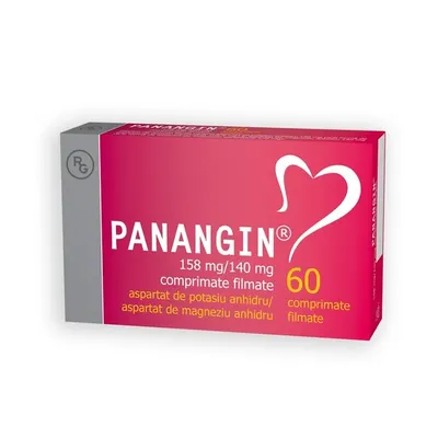 Panangin 158 mg/140 mg, Gedeon Richter | 60 comprimate filmate