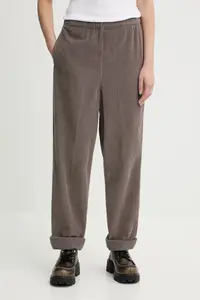 American Vintage pantaloni pentru femei din catifea reiată