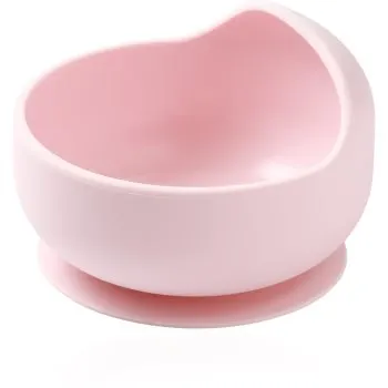 BabyOno Siilicone Plate 6m+ bol din silicon cu ventuză