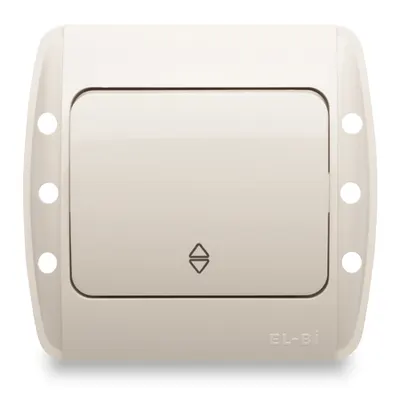Zirve Intrerupator Cap Scara ST LED Crem
