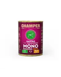 Hrana umeda pentru caini CHAMPER Gastro 400 g curcan