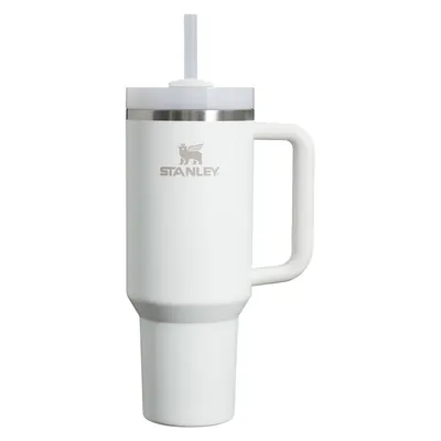 Termos alb cu pai din oțel inoxidabil 1,18 l Quencher H2.0 FlowState Tumbler Frost – Stanley