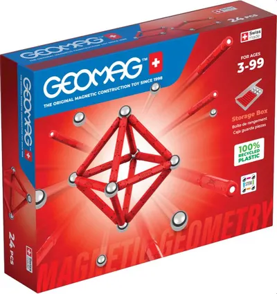 Constructor magnetic Geomag - Classic Geometry, 24 piese