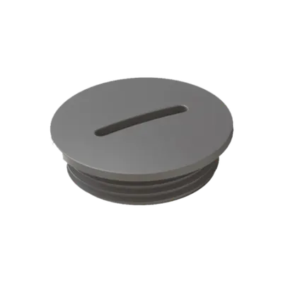 Dop cu filet, PG16, PA6, light grey RAL7035, IP54