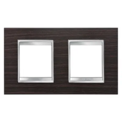 Placa ornament CProiector HORUS LUX international - IN TECHNOPOLYMER finisaj lemnING - 2+2 modul HORIZONTAL - WENGE - CProiector HORUS